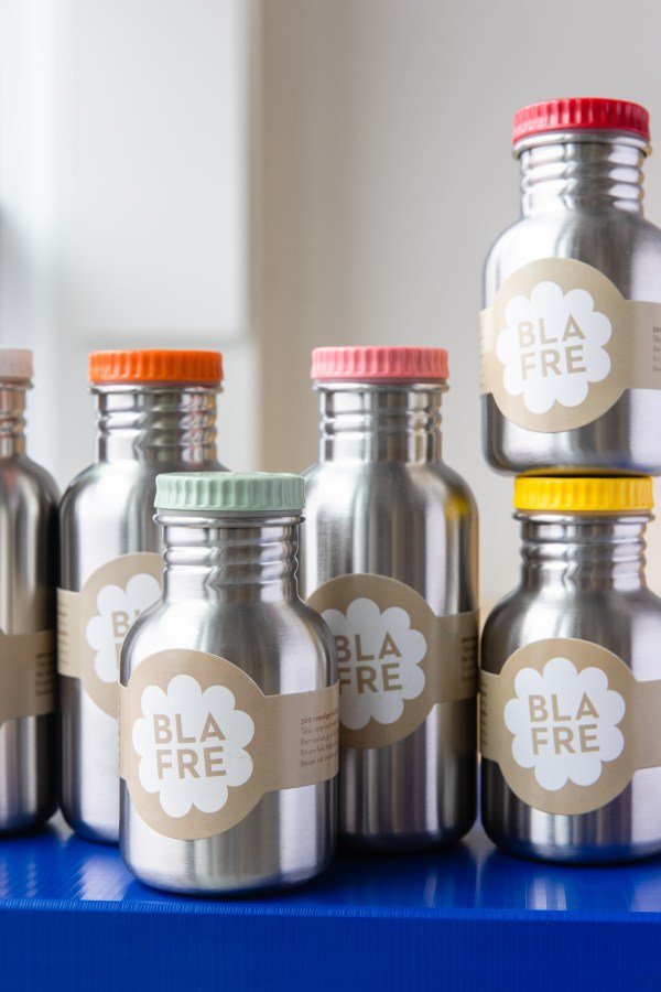 Drikkeflaske i stål fra Blafre til salgs på Lille Lab